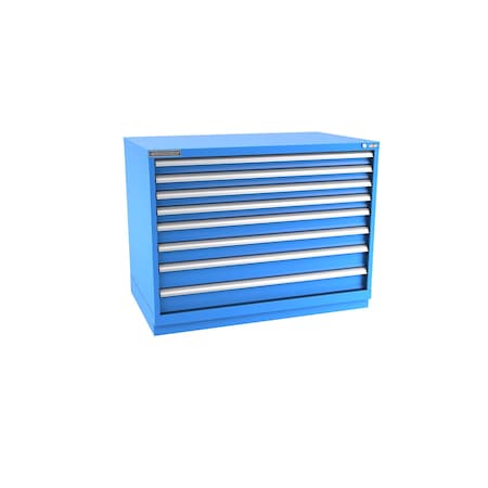 Champion Tool Storage Modular Tool Cabinet, 8 Drawer, Blue, Steel, 47 in W x 28-1/2 in D x 36 in H E15000802ILCFTB-BB